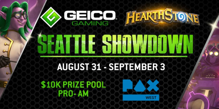 Geico Hearthstone Showdown PAX West